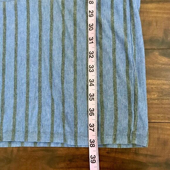 LuLaRoe Womens Simply Comfortable Stripe Stretch Bodycon Midi Julia Dress Size M - Picture 9 of 9